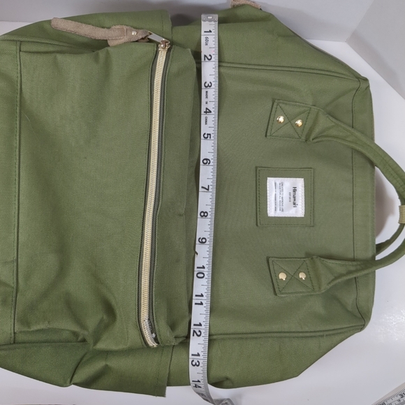 Himawari Laptop/Travel Green Backpack With USB Charging Port/Cord - Picture 7 of 10